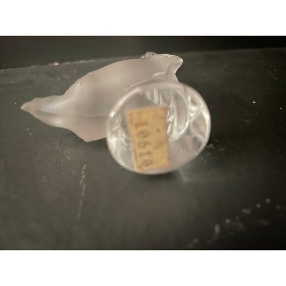 Lalique Faisan Cachet Pheasant Letter Seal Figurine Vintage France Signed - Picture 6 of 6